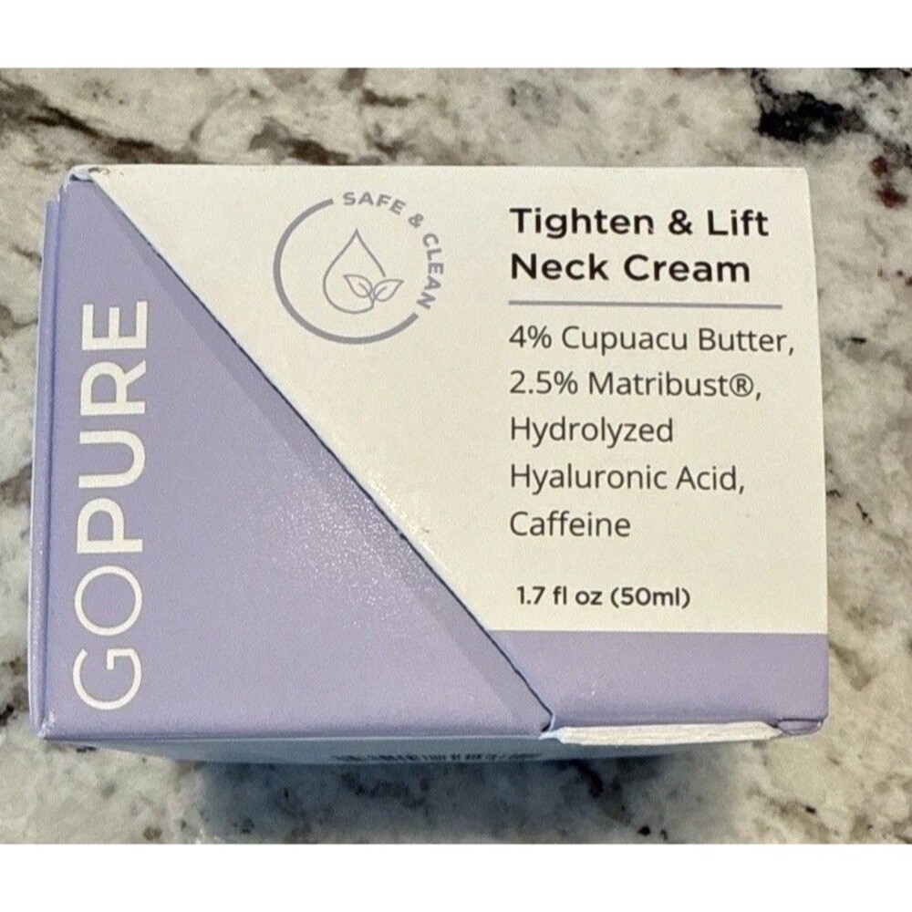 GOPURE Neck Cream - Tighten & Lift Firming Neck Cream NEW & Sealed 1.7oz